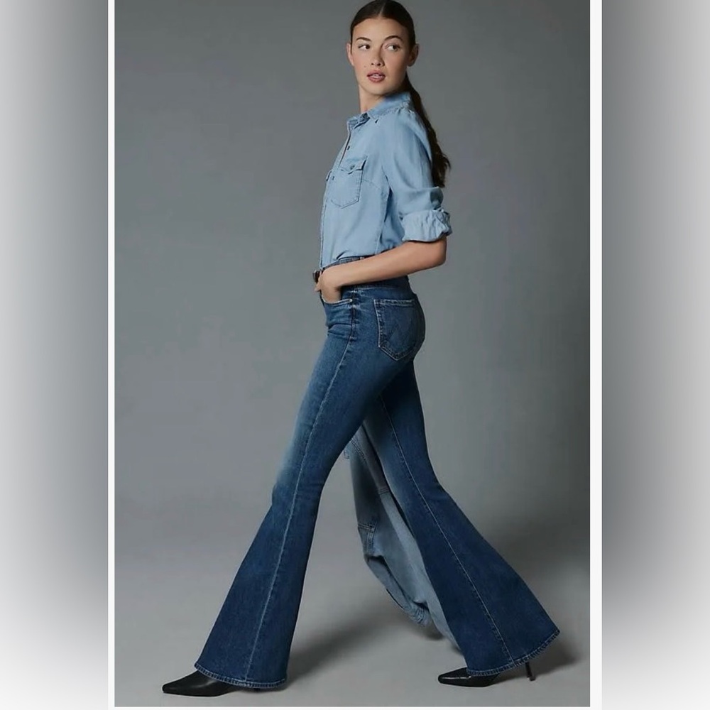 Mother The Super Cruiser High Ride Flare jeans new $268 size 33